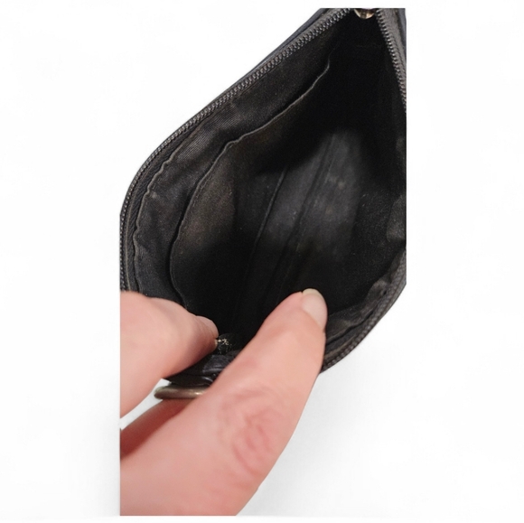 Coach Mia 2006 RARE & Vintage Black & Silver Hobo Set - Picture 11 of 13